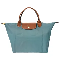 新品 ロンシャン LONGCHAMP ハンドバッグ ル プリアージュ グリーン トップハンドルバッグ Mサイズ ユーカリプタス
