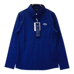 サイズ：LL CALLAWAY キャロウェイ  長袖ポロシャツ  ネイビー系 [240101395163]# ゴルフウェア レディース ストスト