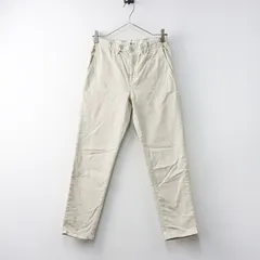 ドミンゴ D.M.G リラクシングテーパードパンツ  M/オフホワイト ボトムス ロング スリム ストレッチ チノ【2400014524734】