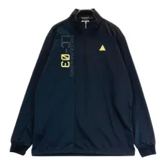 サイズ：LL LE COQ GOLF ルコックゴルフ  裏起毛 ハーフジップ 長袖Tシャツ  ブラック系 [240101514474] ゴルフウェア メンズ ストスト