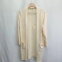 ◇ ⊂Φ MICHEL KLEIN ミッシェル クラン 長袖 カーディガン サイズ38 イエローベージュ レディース E  【1412090059827】