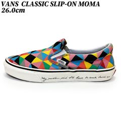 バンズ クラシック スリッポン MOMA ジオメトリー 26.0cm VANS CLASSIC SLIP-ON M