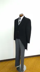 used　夏　モーニング　上下セット　Ａ体　礼服　A3〜A5　160cm～