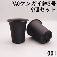 【001プラ鉢 - 新品、未使用】PAOケンガイ鉢3号×9個
