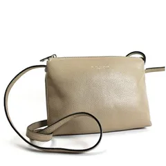 マークジェイコブス レザー ショルダーバッグ 肩掛け 斜め掛け ベージュ 中古