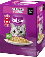 訳あり 20個セット カルカン パウチ お魚ミックス まぐろ・かつお・たい入り 8袋入り×20ボールセット【北海道/沖縄/離島発送不可】のサムネイル