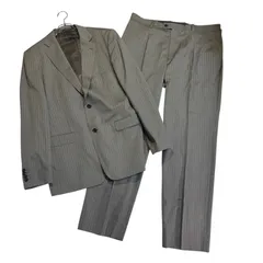 Z1521COMME CA MEN コムサメン セットアップ 上下 ２点 ジャケット スラックス グレー メンズ サイズ不明