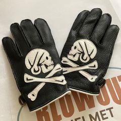 ⭐︎即日発送⭐︎ XLサイズ ファイヤーパターン レザーバイクグローブ