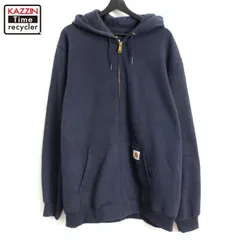00s Carhartt フルジップフーディー スウェット パーカー メンズ 表記XLサイズ