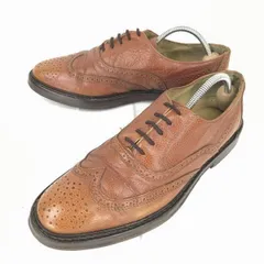 80s-90s?/Vintage★EATON/イートン★シボ本革/グッドイヤー製法/フルブローグ/ウイングチップ【26.5程度/赤茶】ドレスシューズ◆XF-146<sale>