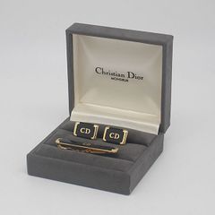 定価20万円以上 カルティエ カフス タイピン セット販売 ロゴ ボルドー