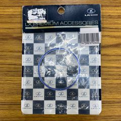 LX PREMIUM ACCESSORIES ラインストーンリング D ブルー アクア【未使用長期保管品】ゆうパケット