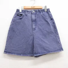 古着 リー Lee ショート パンツ ショーツ レディース 90s コットン 紫 パープル デニム 25jun27 中古 ボトムス 短パン ショーパン ハーフ