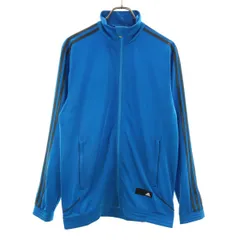 adidas アディダス トラックジャケット L ブルー系 ジャージ メンズ 古着