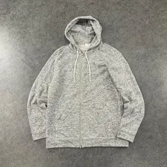 日本製 BEAUTY&YOUTH UNITED ARROWS ビューティーアンドユース ライト 天笠 霜降りグレー スウェット パーカー フーディー フルジップ ジップアップ  ジャケット グレー メンズ L 1227-214-0589