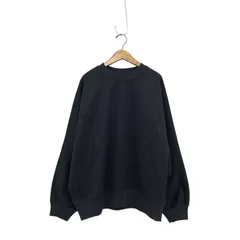 21AW DRIES VAN NOTEN スウェット ブラック トロンプルイユ 21AW DRIES VAN NOTEN スウェット ブラック トロンプルイユ