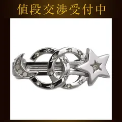 シャネル ミニバレッタ シルバー ラインストーン ココマーク 美品 中古