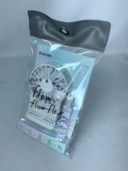 【訳アリ品・色褪せ有】ELECOM コンパクトハンディファン flowflowflow FAN-U202WH [ホワイト]