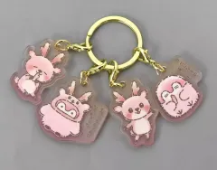 【中古】キーホルダー コウペンちゃん＆イワシカちゃん 4連アクリルキーホルダー 「コウペンちゃん×岩下の新生姜」