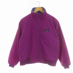 エルエルビーン L.L.BEAN ヴィンテージ 80s USA製 旧タグ WARM UP JACKET ウォームアップジャケット ブルゾン 裏地フリース ジップアップ M 紫 パープル /IR ■GY22のサムネイル