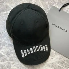 BALENCIAGA バレンシアガ 17AW ロゴ モノグラム キャップ 中古・古着通販】BALENCIAGA (バレンシアガ) モノグラムロゴ