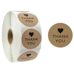 Thank you シール ギフトシール サンキューシール ありがとうシール 500枚入り 一枚25mm 母の日 ありがとう 結婚式 誕生日 記念日 感謝の日用 MYLCHBDJ 業務用 ステッカー クリスマスのギフトシール
