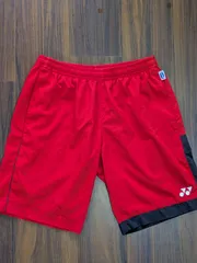 YONEX ヨネックス VERY COOL ゲームパンツ ユニフォーム 赤黒 M