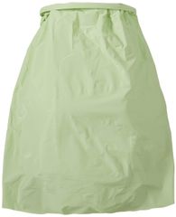 新品 Forest Party クイックエプロン ワンタッチ 着脱楽 水仕事 汚れ防止 着丈約66cm グリーン