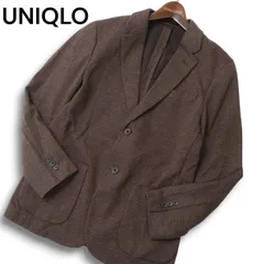 22AW★ UNIQLO ユニクロ 秋冬★ 千鳥格子 コンフォート 2B テーラード ジャケット Sz.S メンズ