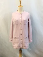 CHANEL 　シャネル　コレクション22AW　22B　アイコンボタン　ラッキーチャーム　ココマーク　NO5　カメリア　マトラッセ　カシミヤ　ピンク　ロング　ニット　カーディガン　ワンピース　トップス