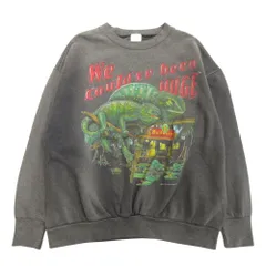 激レア 90s USA製 バドワイザー ビンテージスウェット OLD フロッグ 90年代 90s アメリカ製 バドワイザー カエル グレー