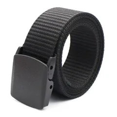 ナイロンベルト 無限調整式 メンズ レディース 作業用 軽量 金属アレルギー対応 バックルベルト【ブラック】夏用 ベルト 作業着 ゴルフ アウトドア ベルト 穴なし フリーサイズ ワンタッチ ミリタリーベルト カジュアル 登山 キャンプ サバゲ― カメラマン