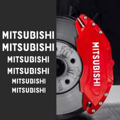 【在庫処分】ブレーキキャリパーステッカー 三菱に適用【あなたが選択するための数十の図案を提供する】ホワイト