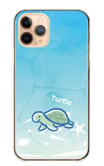 iPhone14 ケース カバー アイフォン14 スマホケース ハードケース タコ イルカ カメ アザラシ チンアナゴ 蛸 亀 海の生き物 水族館 イラスト 可愛い かわいい カラー03