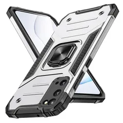 galaxy s20 ケース リング 耐衝撃 衝撃吸収 SC-51A SCG01携帯カバー 米軍MIL規格取得 TPU+PC 指紋防止 車載ホルダー対応 スタンド機能 防塵 薄型 軽量 落下防止 擦り傷防止 レンズ保護 銀82-188 0