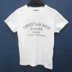 ディオール Dior 1SBK23TEEA 半袖 Tシャツ カットソー 10 白系  