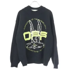 off-white オフホワイト ニット セーター イエロー Lサイズ Off-White - Off-White / オフホワイト | Logo Intarsia Crewneck