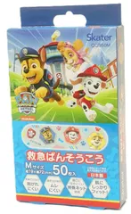 【送料込み♪】スケーター パウパトロール救急ばんそうこうMサイズ(19mmX72mm)50枚入(QQB50M)