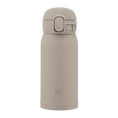 【迅速発送】象印マホービン(ZOJIRUSHI) 水筒 シームレスせん 360ml ワンタッチ ステンレスマグ グレー パッキン一体化で洗うのは3点だけ SM-WS36-HM