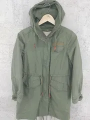 ■ green label relaxing グリーンレーベルリラクシング UNITED ARROWS 長袖 モッズ コート 36 カーキ *  【1002799338097】