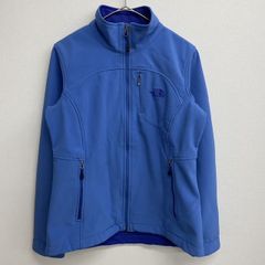 THE NORTH FACE  トラックジャケット 刺繍ロゴ ブルー【レディースM】