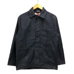 POST OʼALLS ポストオーバーオールズ　カバーオール BLK Post O'Alls（ポストオーバーオールズ）DeLuxe Railroader2