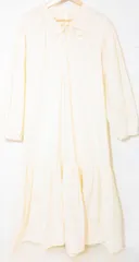 【中古】 Ungrid レディースワンピース F Ungrid/22SS/レースアップティアードマキシワンピース/F/アイボリー/112210307701-01