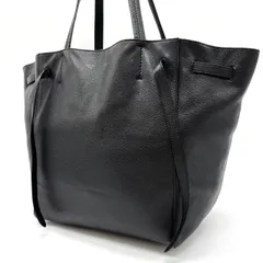 【良品】 CELINE セリーヌ 旧ロゴ トートバッグ ハンドバッグ ショルダーバッグ カバ ファントム レザー ブラック 黒色 A4収納可能 ユニセックス 男女兼用 メンズ レディース