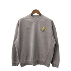 2000年代～ NIKE ナイキ アメフト 刺繍 スウェット スポーツ ワンポイントロゴ グレー (メンズ M) 中古 古着 Q1636