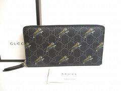 グッチ GUCCI GG スプリーム キャンバス タイガー 虎 モチーフ ジップアラウンド 長財布 ラウンド財布 メンズ レディース 【未使用保管品】  - メルカリ