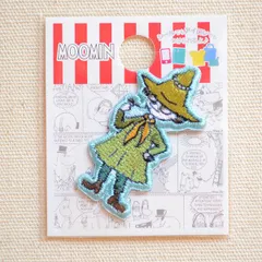 ワッペン アイロン ブランド アップリケ ムーミン スナフキン ミニ M01Y2522 ガチャガチャ ポーチ