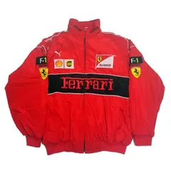 かしーちゃん様】Lサイズ Ferrari F1 ナイロンジャケット フェラーリ
