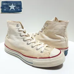 【26.5cm】60s 三ツ星 CONVERSE CHUCK TAYLOR HI ALLSTAR サイドステッチ あて布 コンバース チャックテイラー
