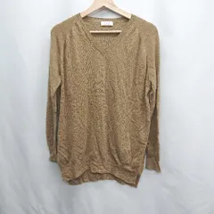 ◇ ⊇ BEAUTY&YOUTH ビューティ&ユース UNITED ARROWS ウール100% 長袖 セーター サイズM カーキ レディース E  【1409100012385】